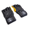 Training gloves with support and rubber grip (yellow)