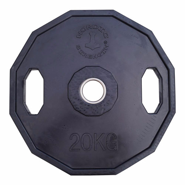 Weight plate 20 kg (12-sided/black)