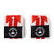 Wrist support Red/White (Cotton and Elastane) - Shapenation.com