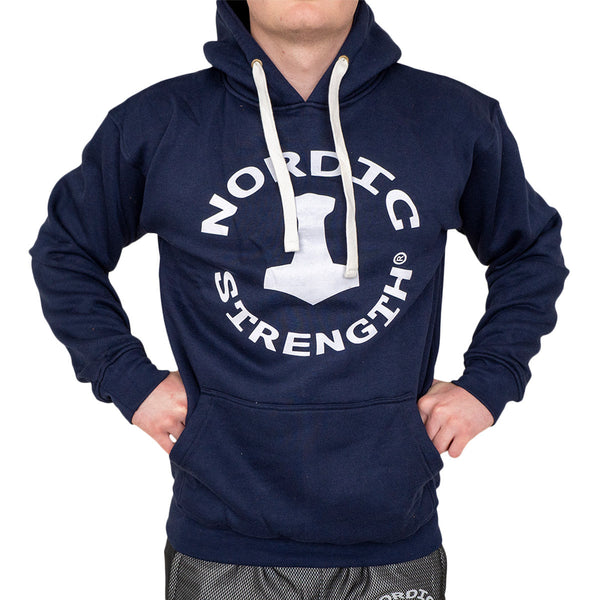 Hoodie heavy style - Nordic Strength (Dark blue) - Shapenation.com