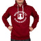 Hoodie heavy style - Nordic Strength (Ruby Red) - Shapenation.com