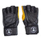 Training gloves with support and rubber grip (yellow)