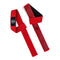 Straps in red with black rubber grip - Nordic Strength - Shapenation.com