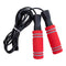 Skipping rope with foam handle (red)