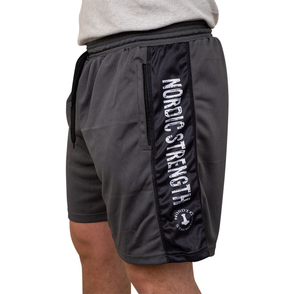 Performance shorts - Nordic Strength (2-layered grey) - Shapenation.com