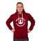 Hoodie heavy style - Nordic Strength (Ruby Red) - Shapenation.com