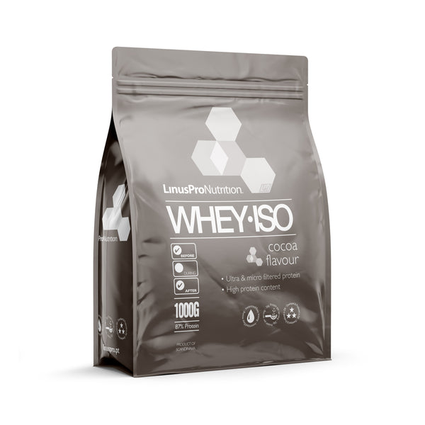 LinusPro Isolate Protein Powder - WheyISO with chocolate flavour - Shapenation.com