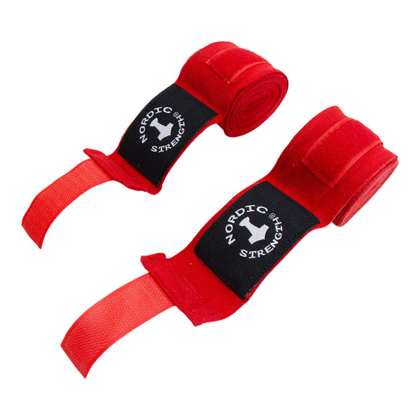 Boxing bandage in red 4 metres - Hand wraps for boxing (2 pcs) - Shapenation.com