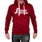 Hoodie heavy style - Shapenation (Ruby red/Embroidery logo) - Shapenation.com