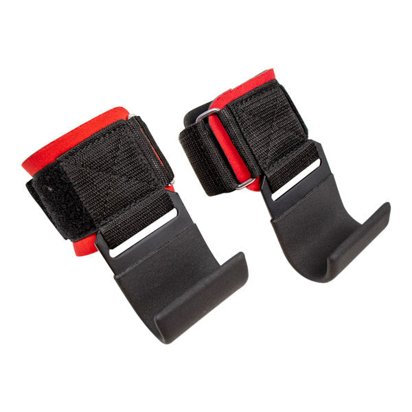 Straps with lifting hook - Red/black