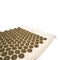 Acupressure mat incl. pillow - Beige (Acupressure for neck and back)