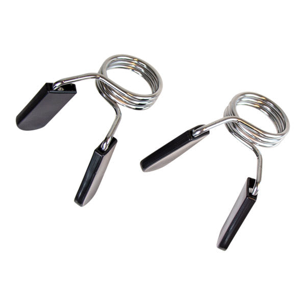 Barbell collars with plastic handles