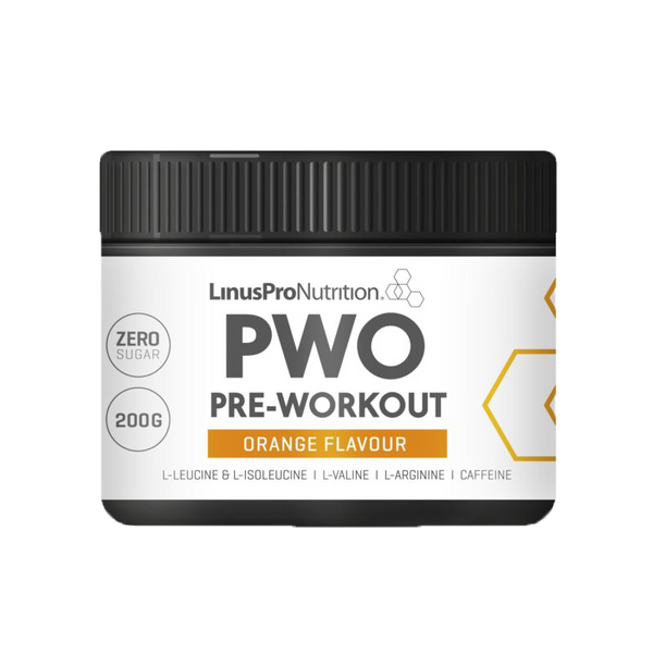 LinusPro PWO - Pre workout with orange flavour - Shapenation.com