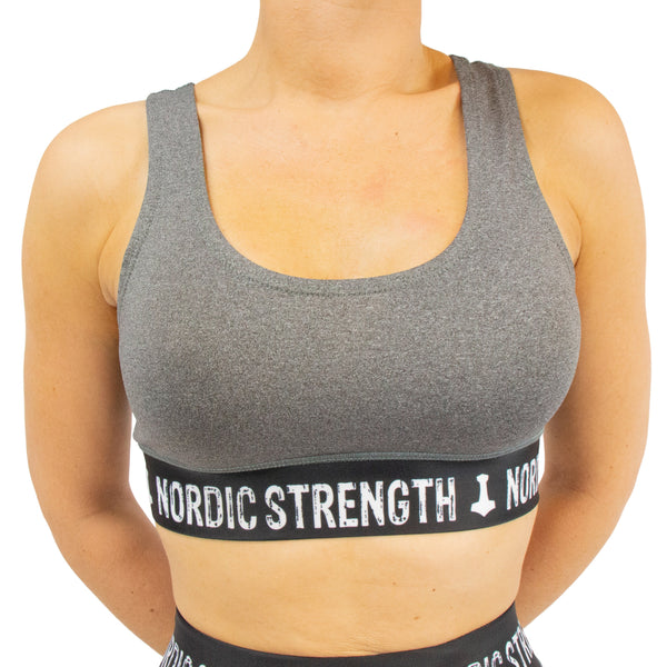 Nordic Strength sports bra grey